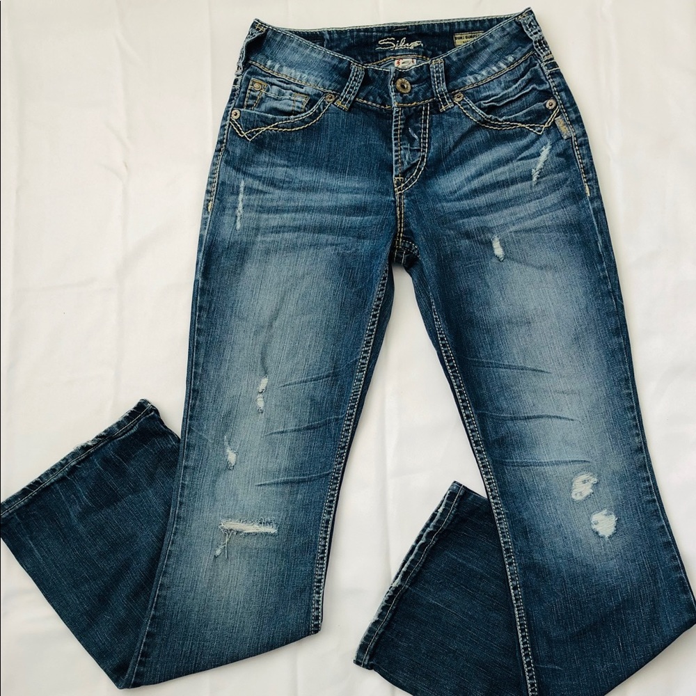 ***SOLD*** Silver Suki Surplus Bootcut Jean - Picture 2 of 5
